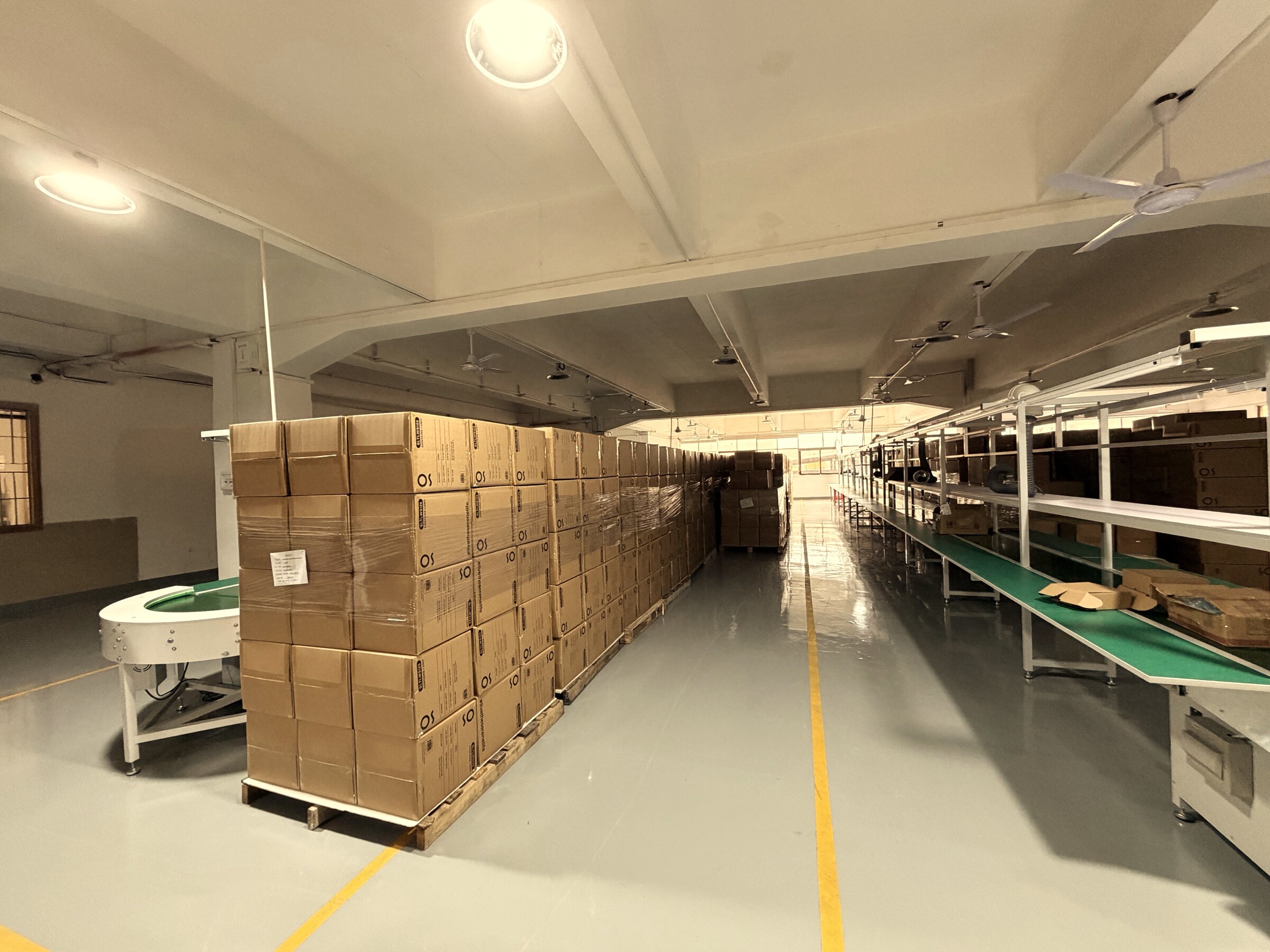 Finished-goods warehouse