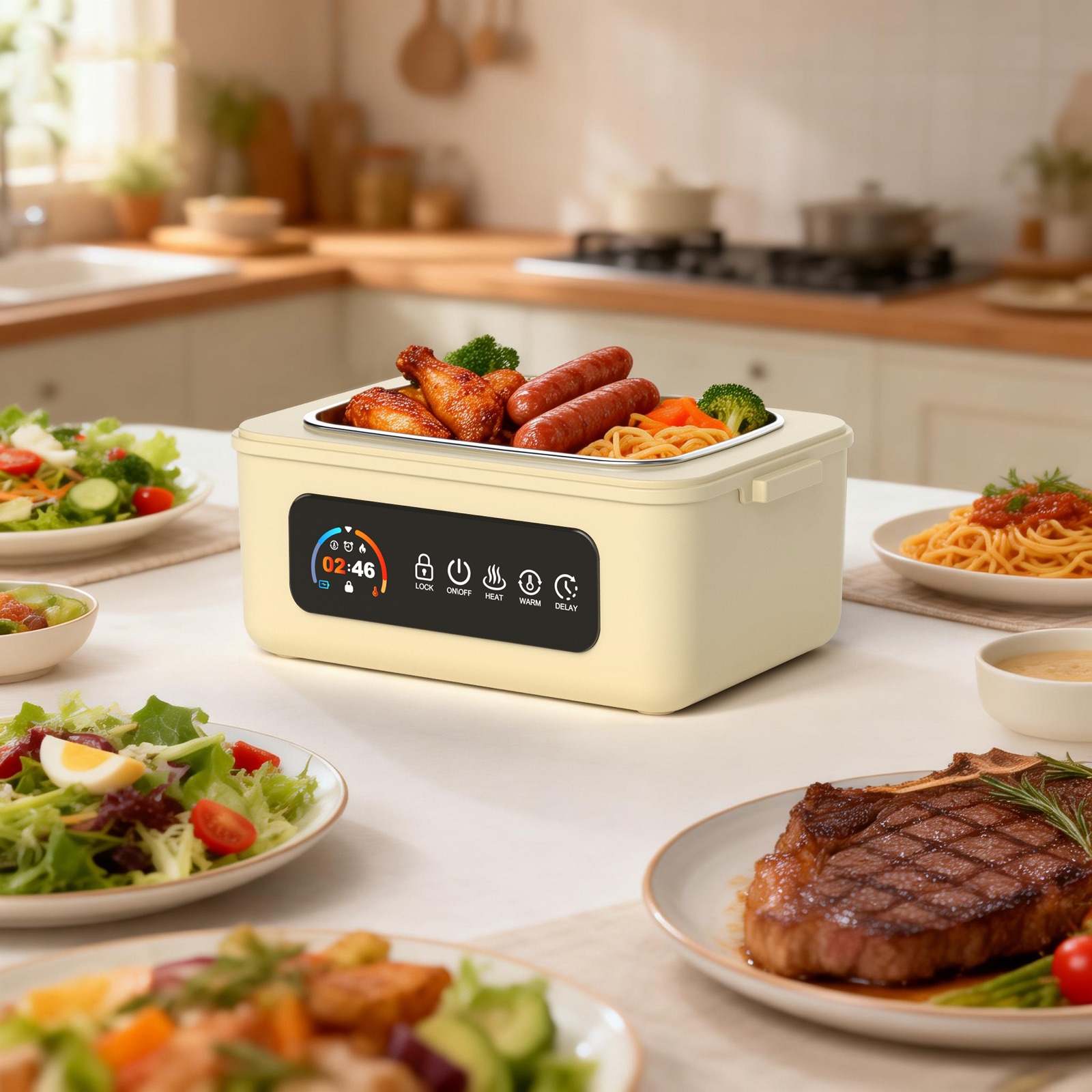 GoldHot Smart Heating Lunchbox — plate 4