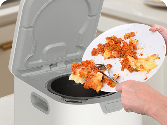 1Food waste disposer scene diagram